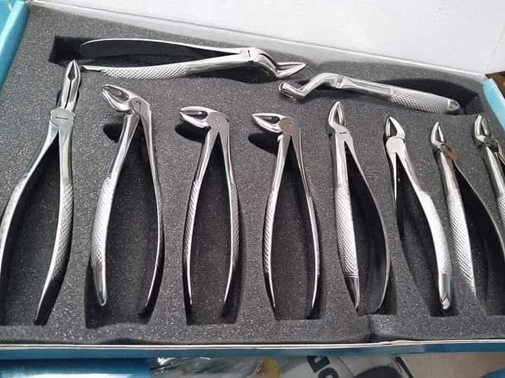 Atraumatic forceps set 6 pieces