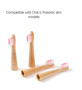 Oral-B compatible bamboo toothbrush heads