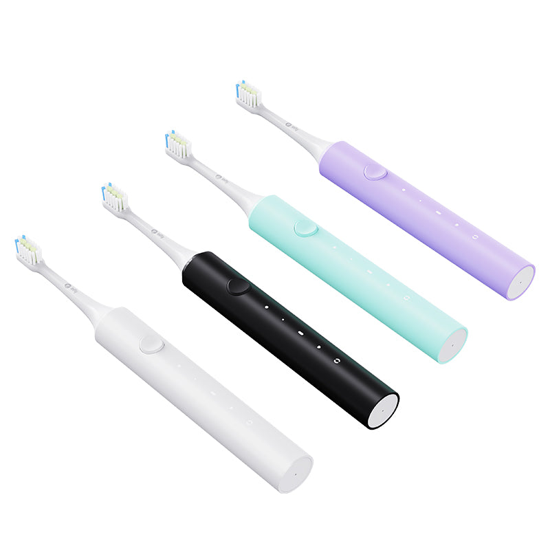 Infly T03S white black Rechargeable IPX7 Waterproof Sonic Electric Toothbrush