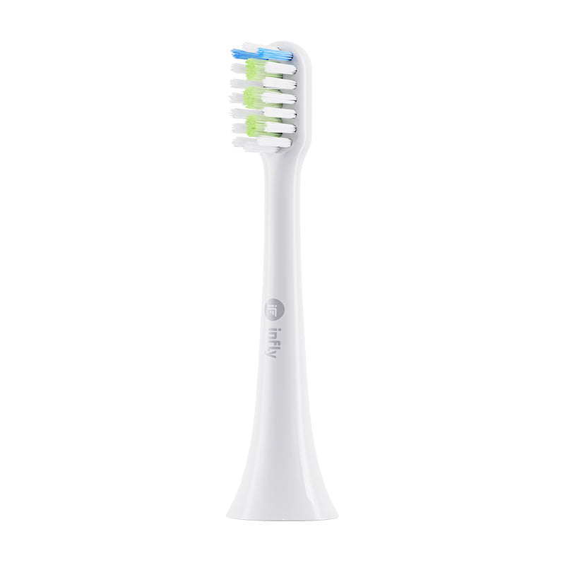 Infly T03S white black Rechargeable IPX7 Waterproof Sonic Electric Toothbrush