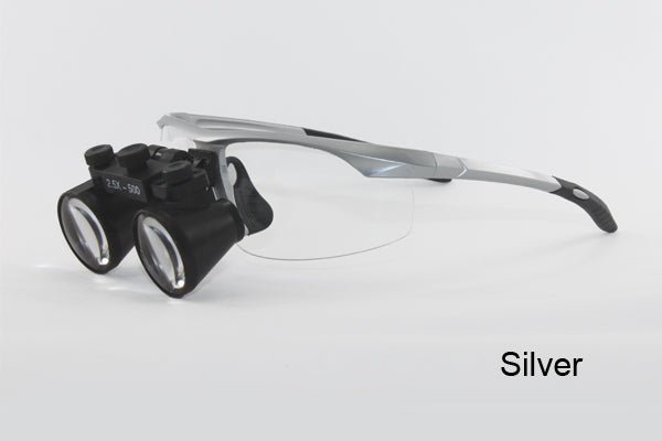 Flip Up dental loupes surgical loupes 2.5x 3.0x 3.5x with sports frames