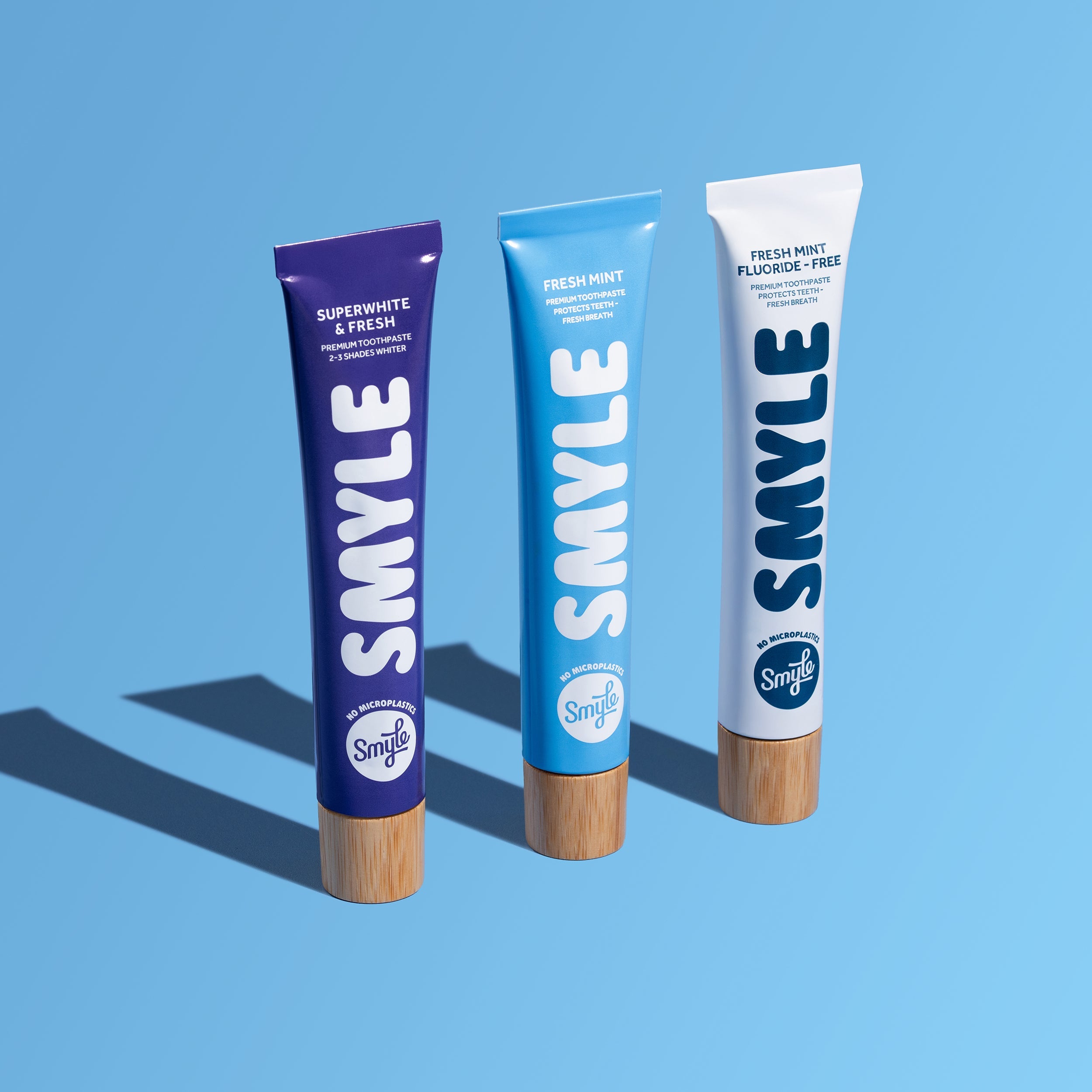 SMYLE Whitening Toothpaste – Advanced Fluoride Protection & Charcoal Whitening