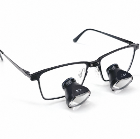 Customized TTL Dental Loupe 2.5X 3.0X 3.5x Magnifier Glass Medical Surgical Binocular Square Lens Care Optics
