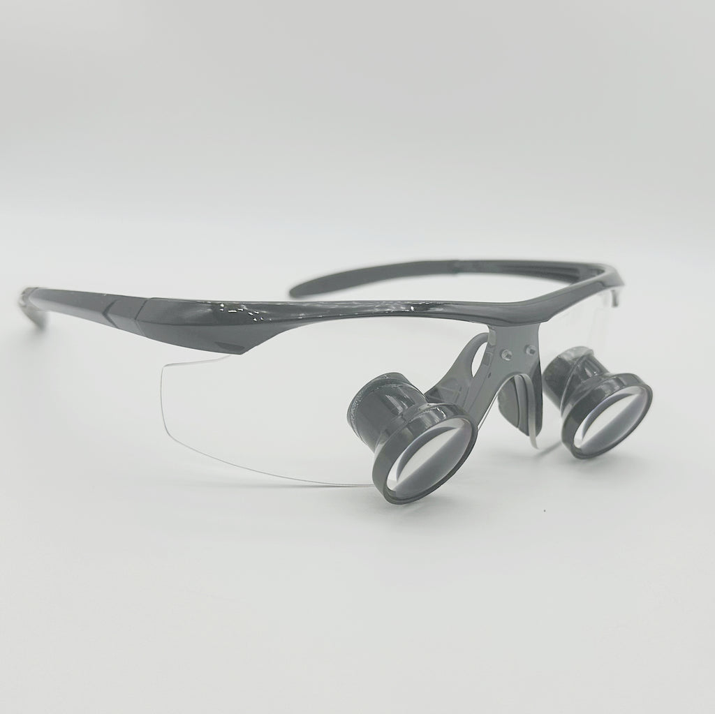 custom made TTL loupes Sports Frames 2.5x /3.0x/3.5x with LED lights CHL-JCM-08P-CP