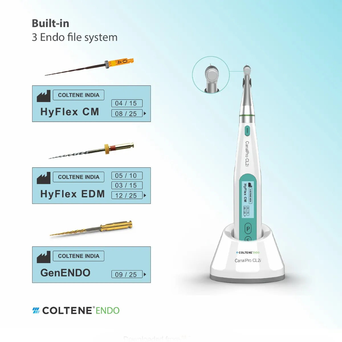 Coltene CanalPro CL2i Endomotor Endomotor with in-built apex locator