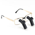 650X TTL Dental Loupes Through the Lens Angled Dental Surgical Loupes Magnifier for Dentists