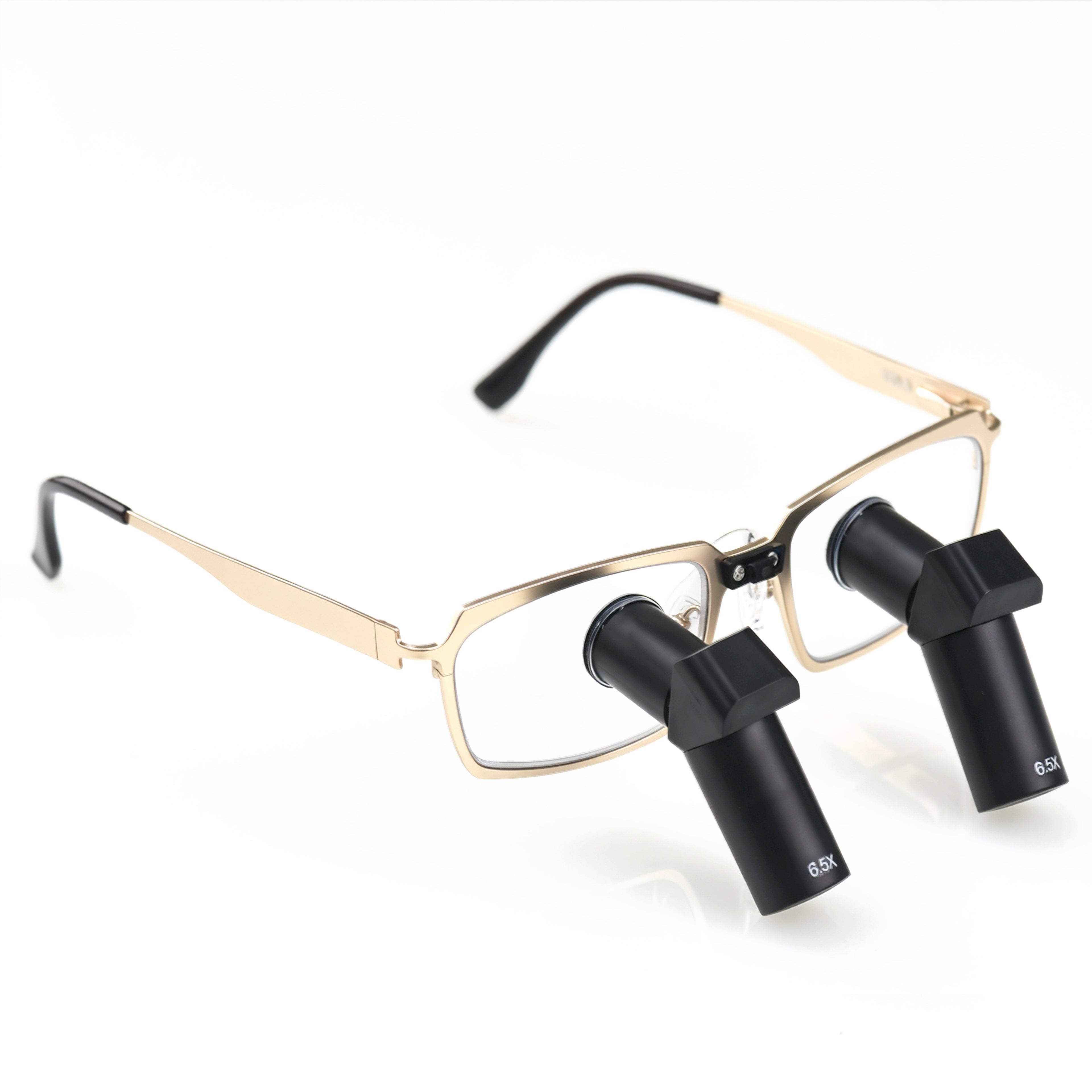 650X TTL Dental Loupes Through the Lens Angled Dental Surgical Loupes Magnifier for Dentists