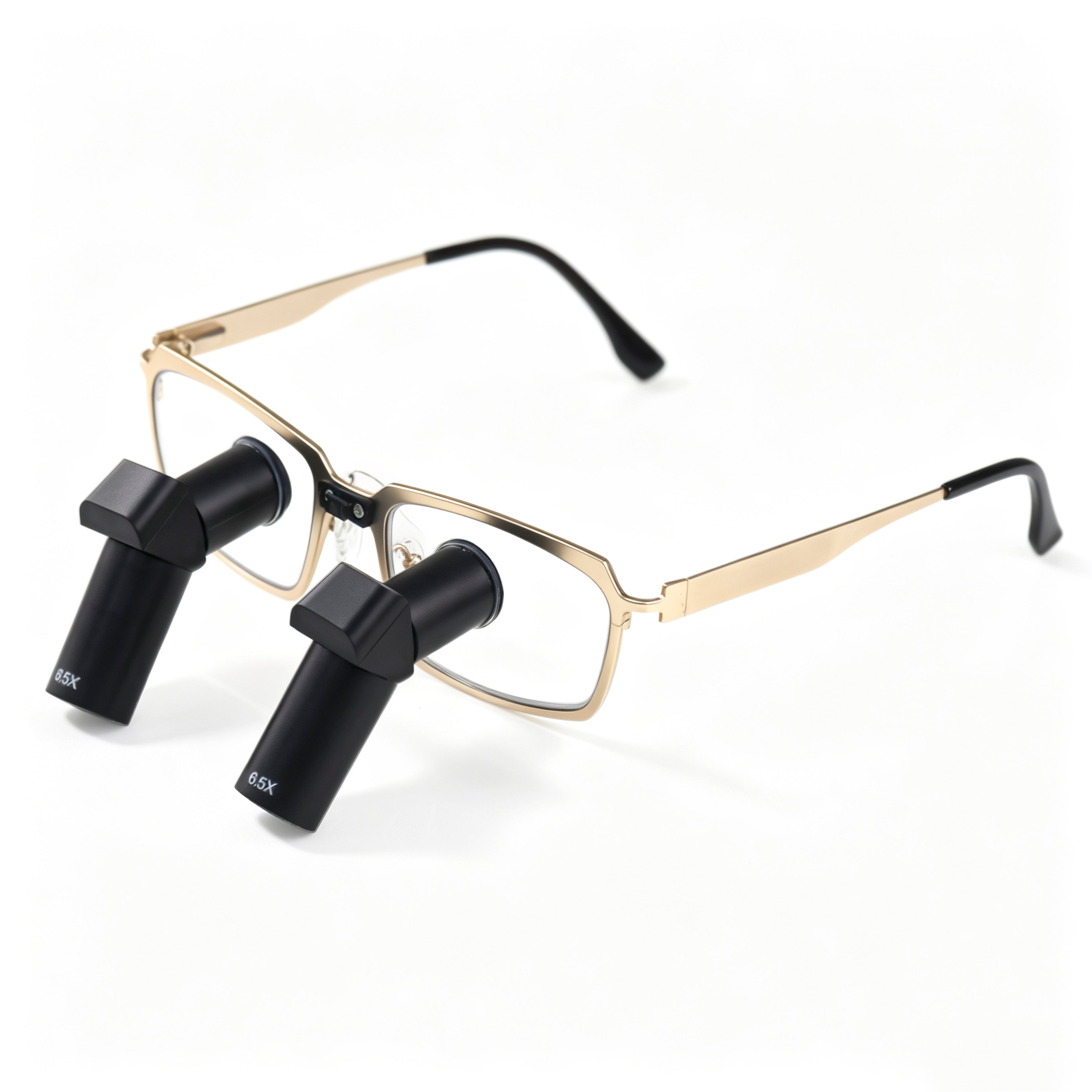 650X TTL Dental Loupes Through the Lens Angled Dental Surgical Loupes Magnifier for Dentists