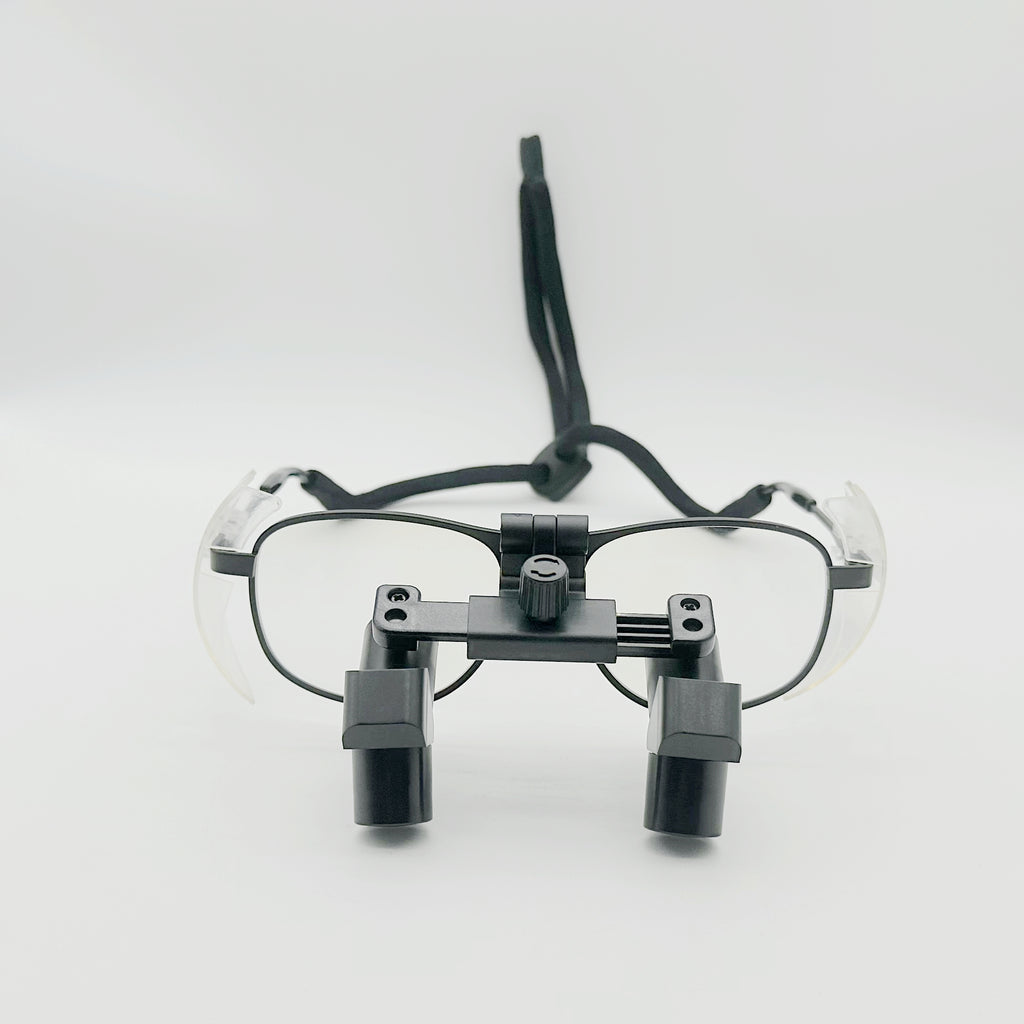 Flip Up  ERGO Prisamtic Loupes 3.5X 4.5X 5.5X 6.5X  with LED light CHL-JCM08P-CP