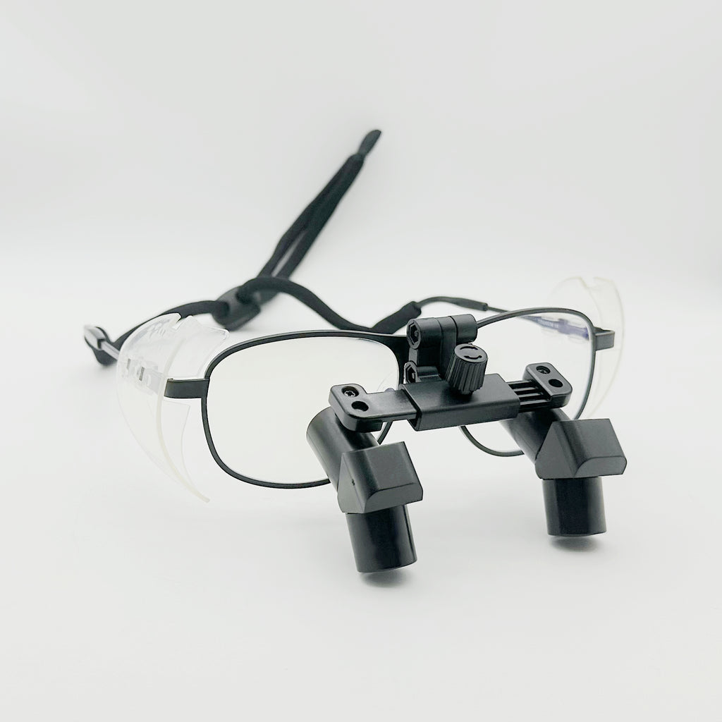 Flip Up  ERGO Prisamtic Loupes 3.5X 4.5X 5.5X 6.5X  with LED light CHL-JCM08P-CP