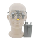 Flip Up  ERGO Prisamtic Loupes 3.5X 4.5X 5.5X 6.5X  with LED light CHL-JCM08P-CP