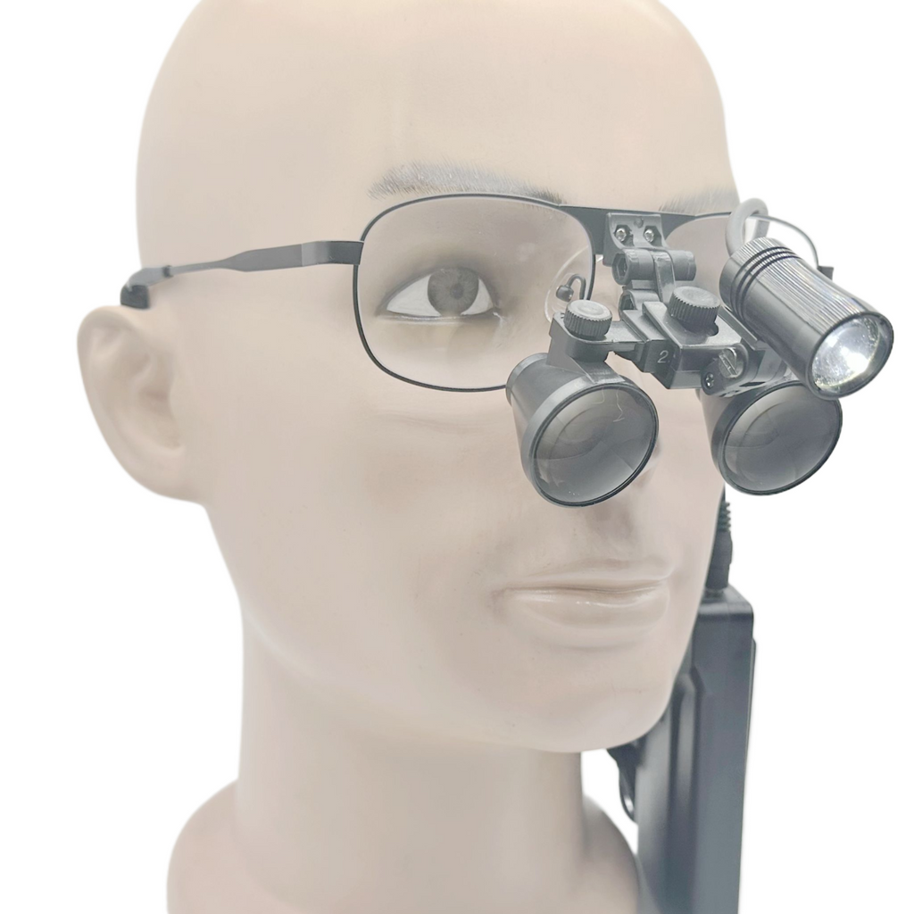 Flip Up Galilean Dental Surgical Loupes 2.5X 3.0X 3.5X  With Pure Titanium Frames
