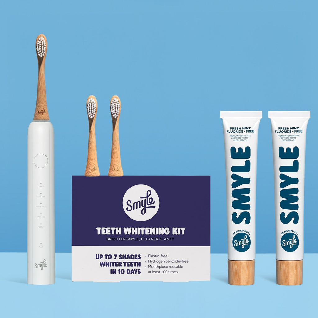 SMYLE Whitening Toothpaste – Advanced Fluoride Protection & Charcoal Whitening