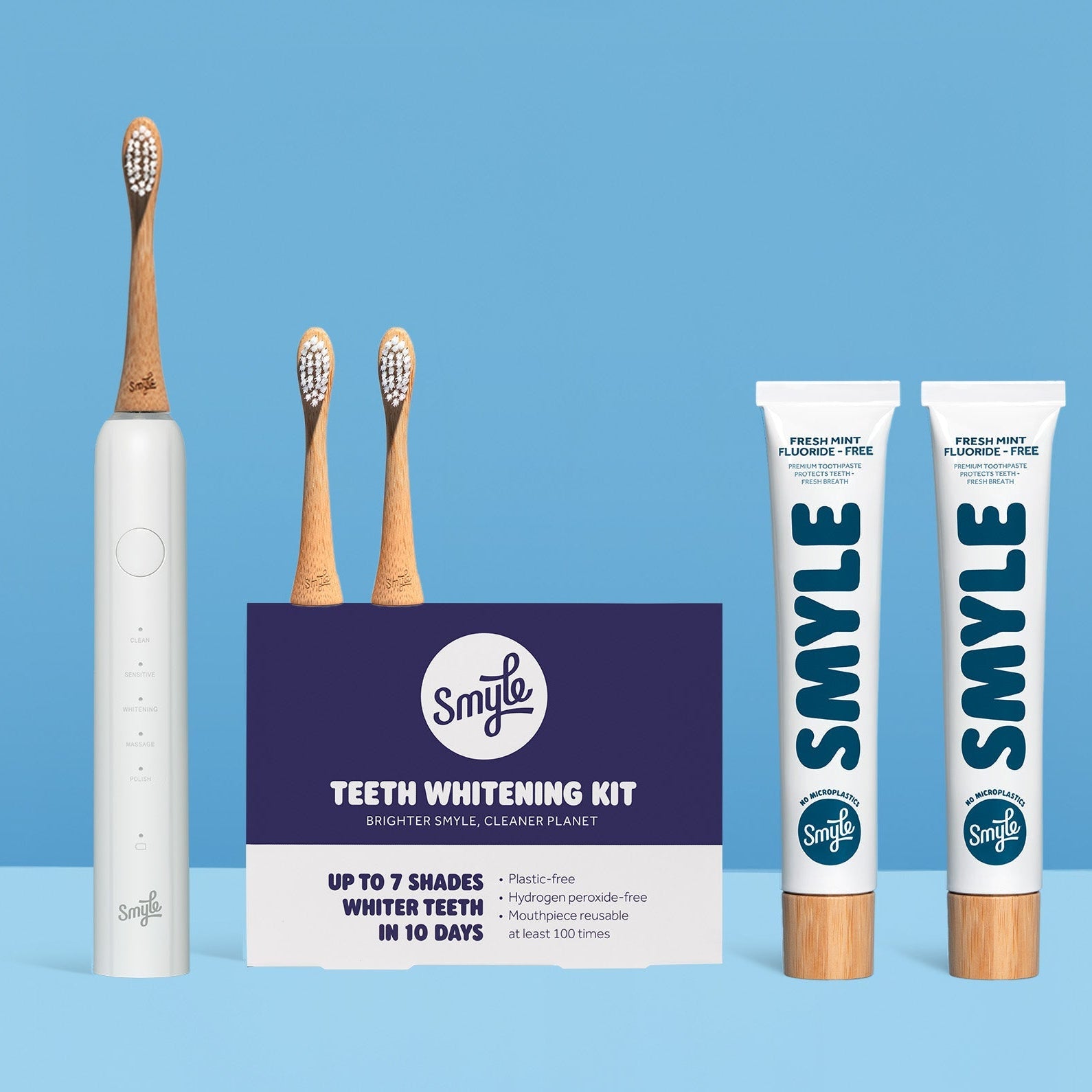 SMYLE Whitening Toothpaste – Advanced Fluoride Protection & Charcoal Whitening