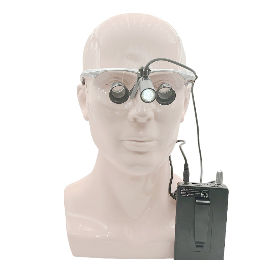 custom made TTL loupes Sports Frames 2.5x /3.0x/3.5x with LED lights CHL-JCM-08P-CP
