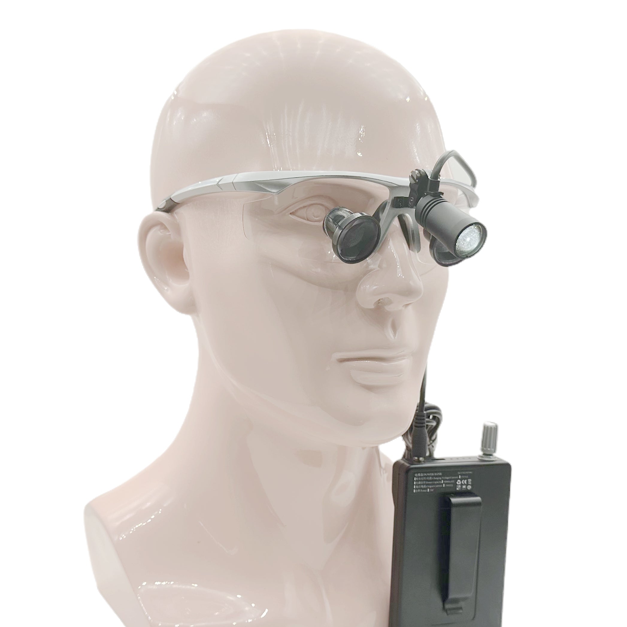 custom made TTL loupes Sports Frames 2.5x /3.0x/3.5x with LED lights CHL-JCM-08P-CP