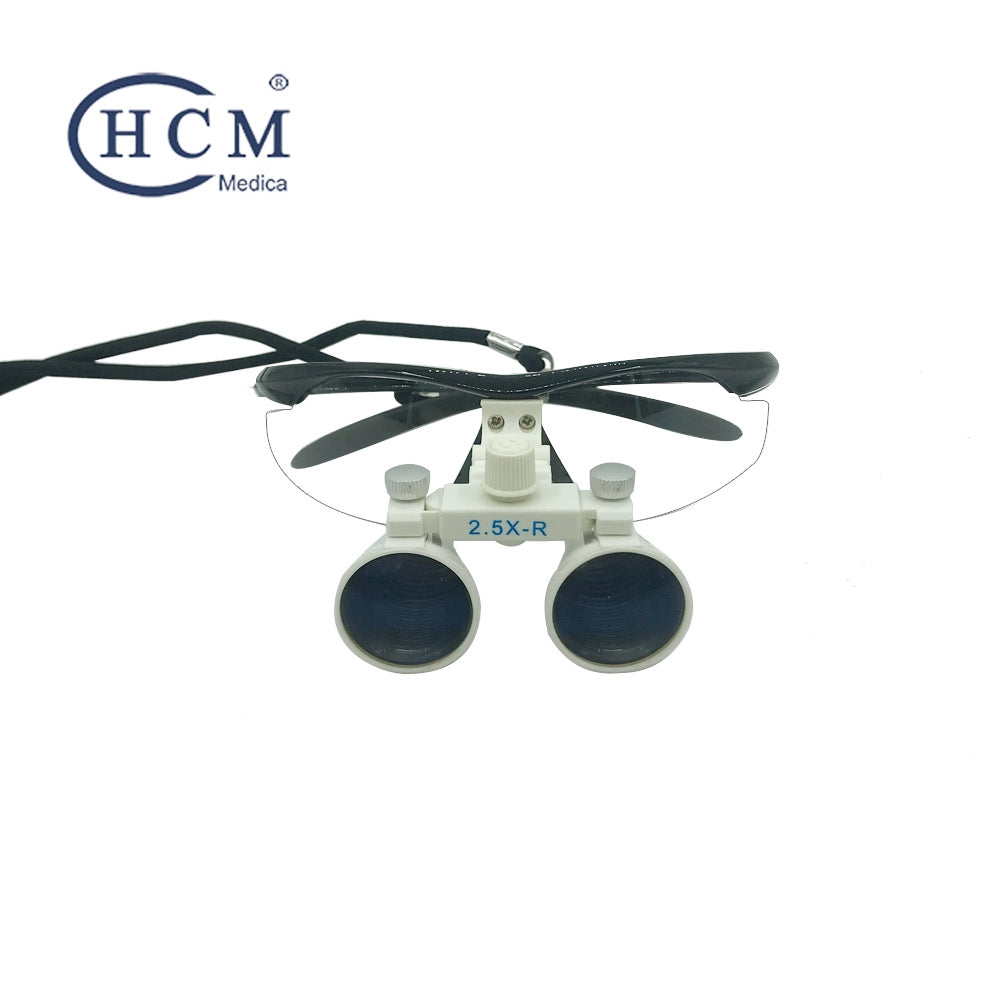 Dental Surgical Loupes with LED Headlight – 2.5X / 3.5X Magnification | Adjustable Headband & Optical Clarity