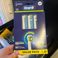 Oral-B CrossAction Electric Toothbrush Replacement Heads – CleanMaximiser Bristles (Value Pack of 3)