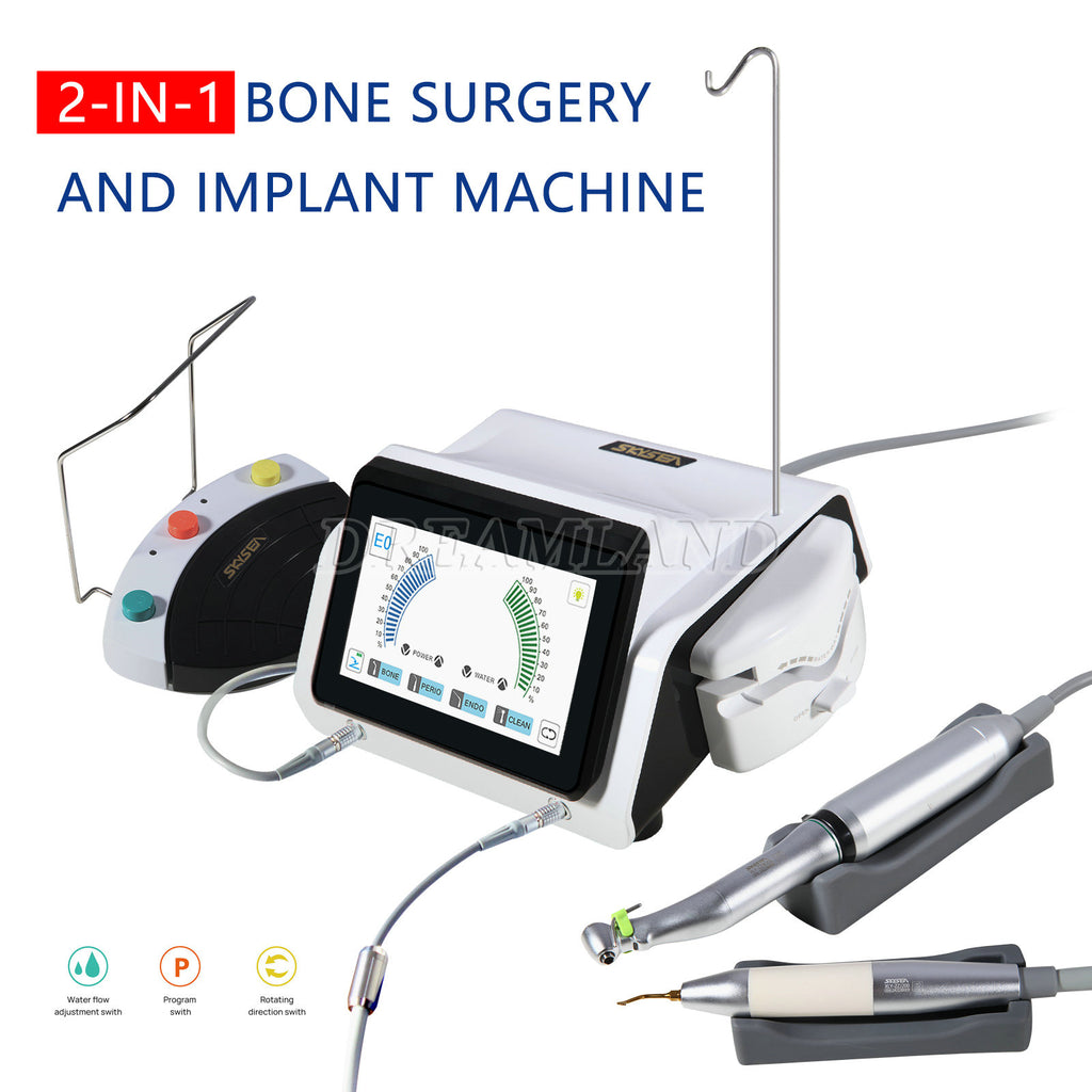 Dental Piezo Motor Device 2IN1 SURGIC TOUCH Bone Cutter Surgery & Implant