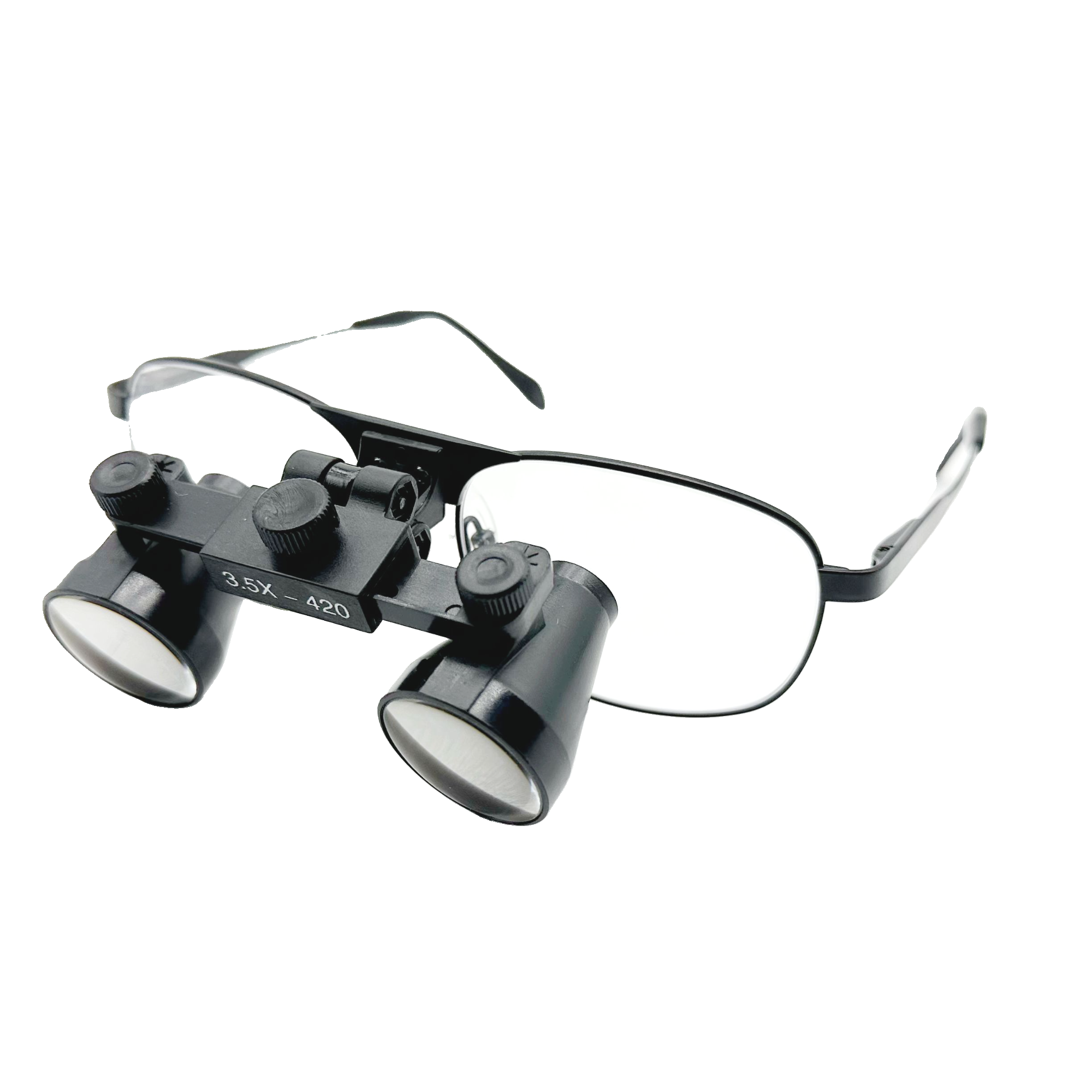 Flip Up Galilean Dental Surgical Loupes 2.5X 3.0X 3.5X  With Pure Titanium Frames