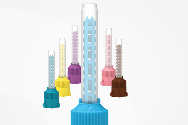 All MIXPAC Candy Colors are available upon request in any diameter, length, and type for diverse clinical applications.