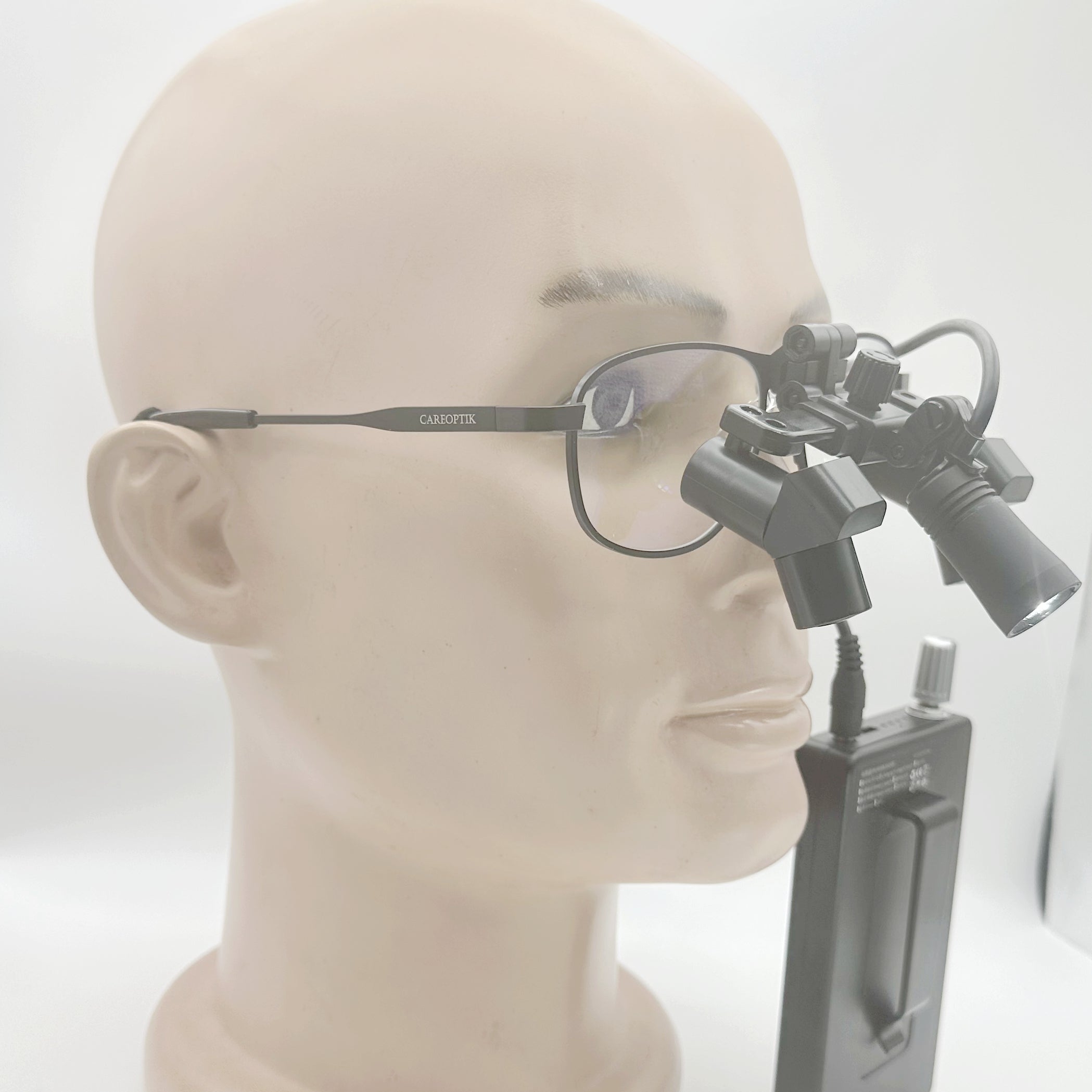 Flip Up  ERGO Prisamtic Loupes 3.5X 4.5X 5.5X 6.5X  with LED light CHL-JCM08P-CP