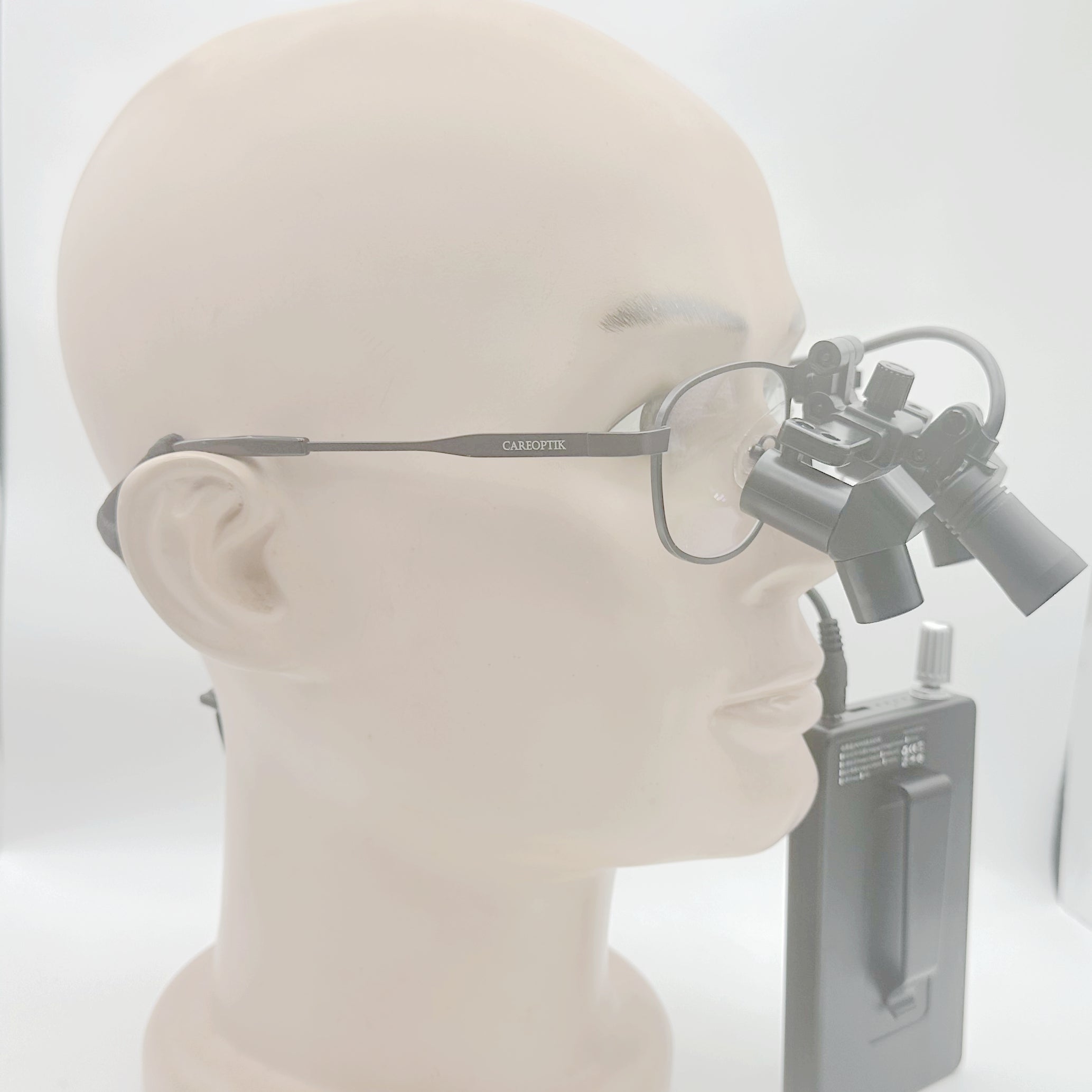 Flip Up  ERGO Prisamtic Loupes 3.5X 4.5X 5.5X 6.5X  with LED light CHL-JCM08P-CP