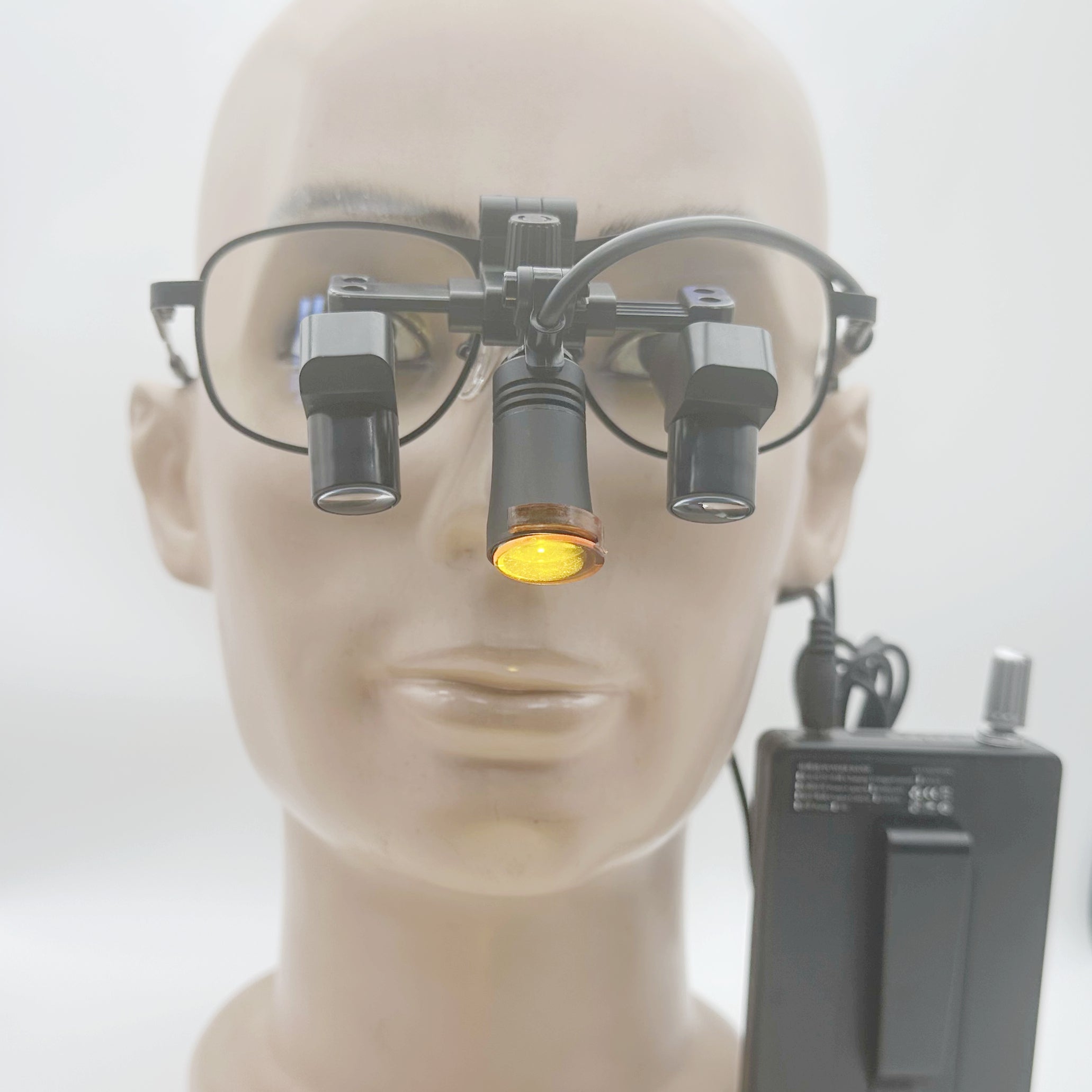 Flip Up  ERGO Prisamtic Loupes 3.5X 4.5X 5.5X 6.5X  with LED light CHL-JCM08P-CP
