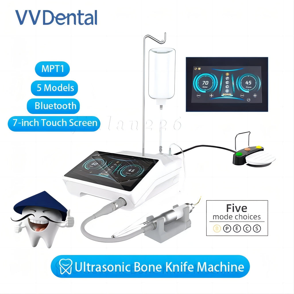 Dental Piezo Surgery Motor Device SURGIC TOUCH Bone Cutter Machine 6Tips