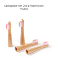 Oral-B compatible bamboo toothbrush heads