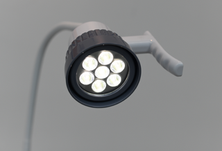 LED Medical Examination Light with Stand – 27W Adjustable Gooseneck Lamp