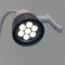 LED Medical Examination Light with Stand – 27W Adjustable Gooseneck Lamp