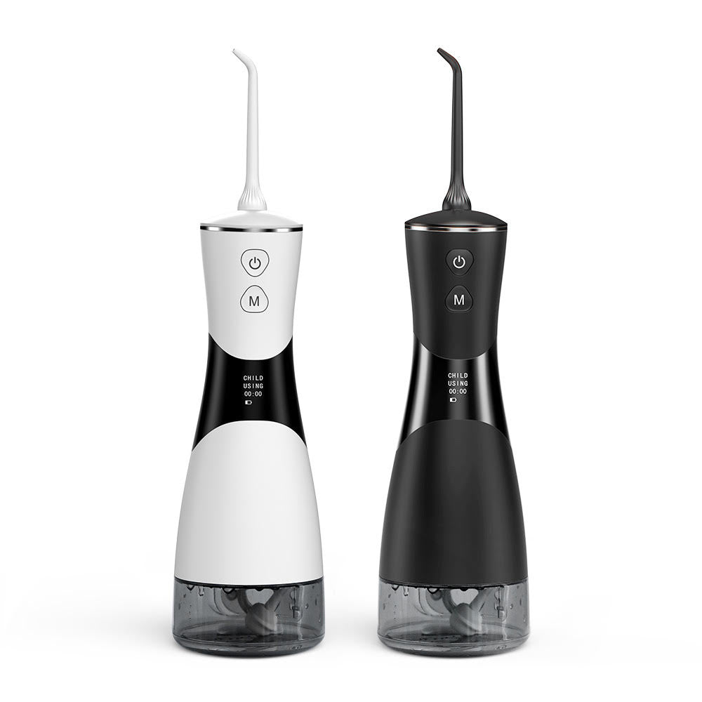Portable Water Flosser Rechargeable Oral Irrigator – 4 Modes, 16 Pressure Levels, IPX7 Waterproof, 350ml Tank, USB Type-C Dental Cleaner