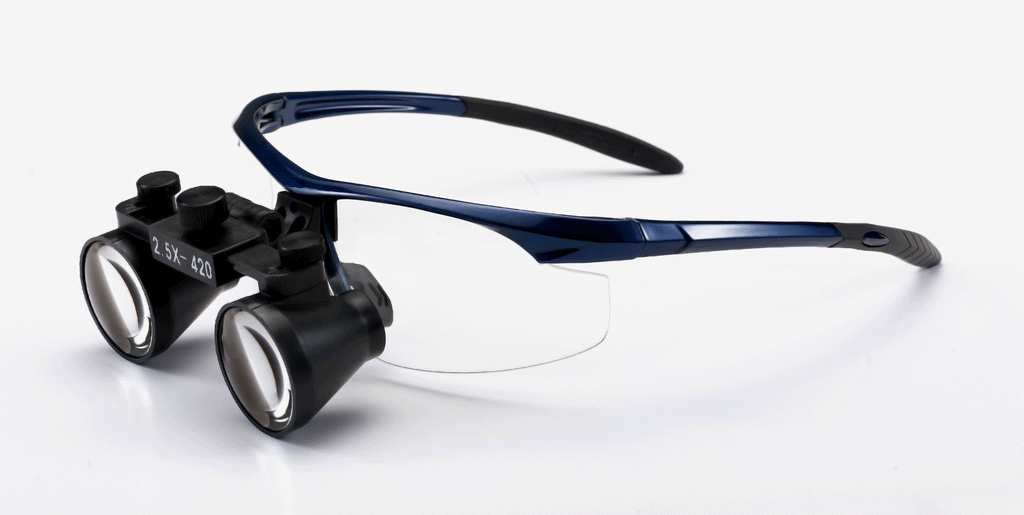 Flip Up dental loupes surgical loupes 2.5x 3.0x 3.5x with sports frames