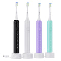 Infly T03S white black Rechargeable IPX7 Waterproof Sonic Electric Toothbrush