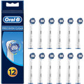 Oral-B Genuine Precision Clean Replacement White Toothbrush Heads (Pack of 12)