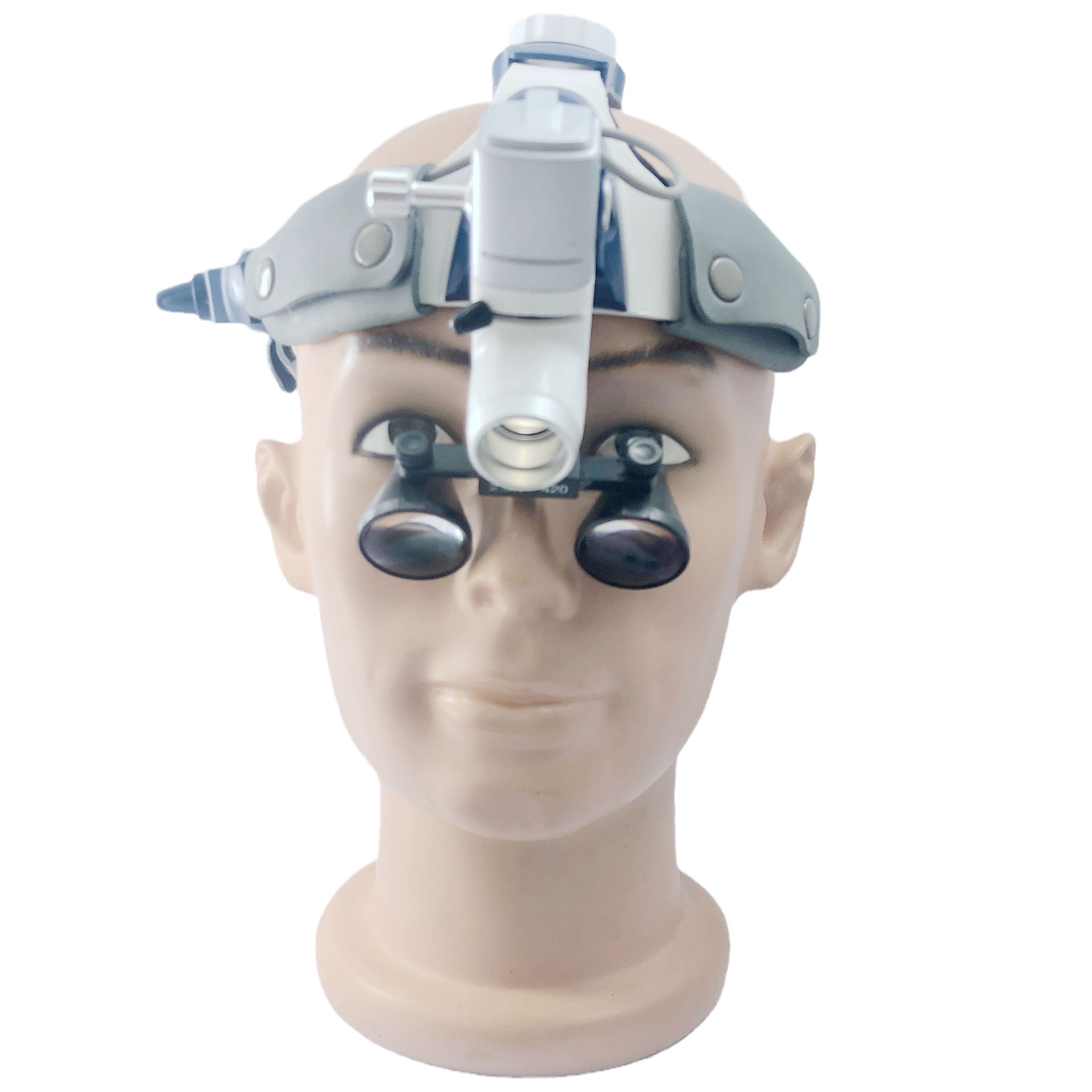 Headband Surgical LED light CKD205AY-2 with Galilean Loupes 2.5X 3.0X 3.5X  5W  (cordless)    2 pieces  battery