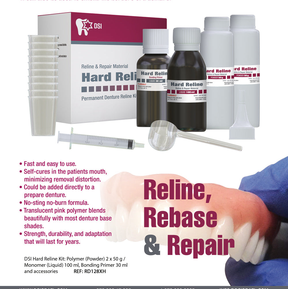 DSI HARD RELINE Chairside Reline Material